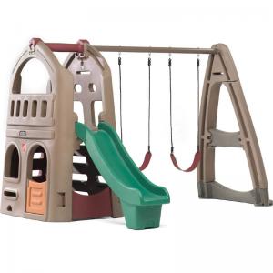 Outdoor sliding slide swing combination toy